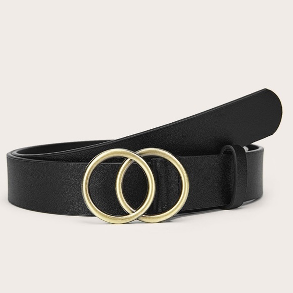 Unbranded Accessories - NEW| Women’s Minimalist Double O-Ring Buckle Belt